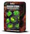 Dragon Storm Inclusion Resin Dice Set: Green Dragon