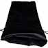 MDG Dice Bag Large Black Velvet with Black Satin