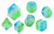 Sirius Dice Set - Blue Hawaiian