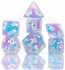 Sirius Dice Set - Cotton Candy Glowworm